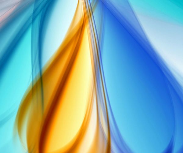 Abstract representation of fluid motion and nature